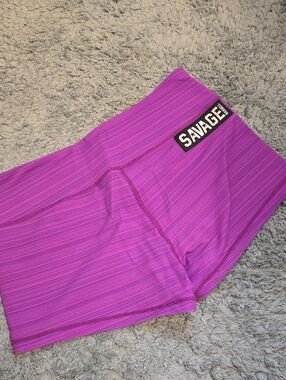 Savage Barvell Shorts Magenta Sz Large